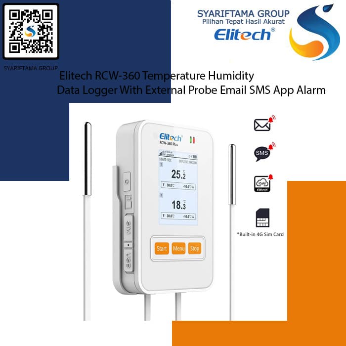 Elitech Rcw Wifi Temperature Humidity Distributor Elitech Indonesia