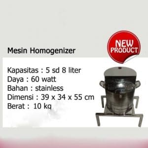 mesin homogenizer pengaduk larutan mahamesin 10 liter