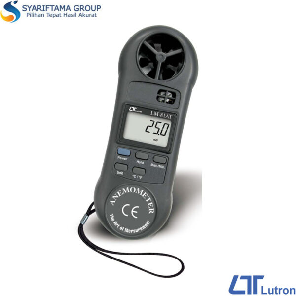 Lutron LM-81AT Anemometer + Temp.